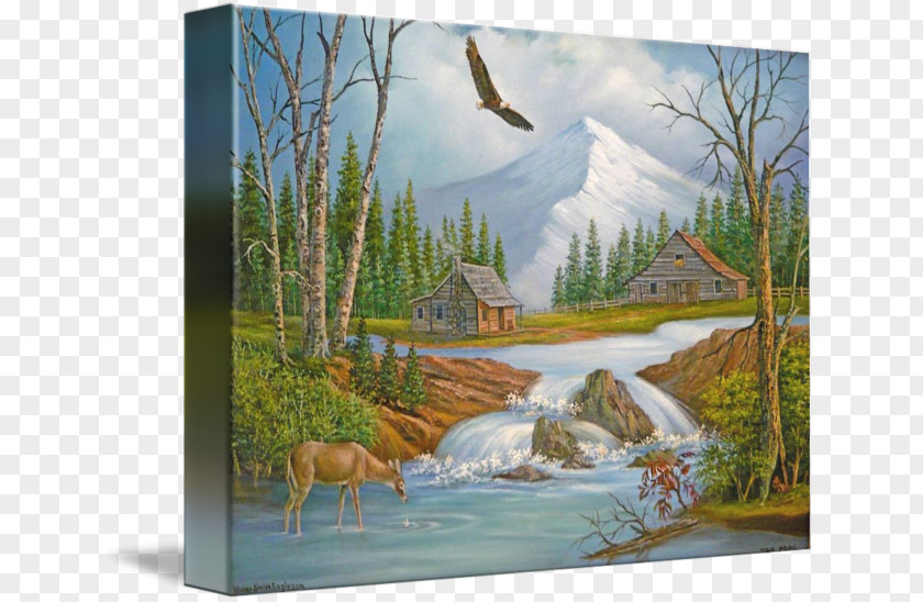 Painting Landscape Greeting & Note Cards Art Birthday PNG