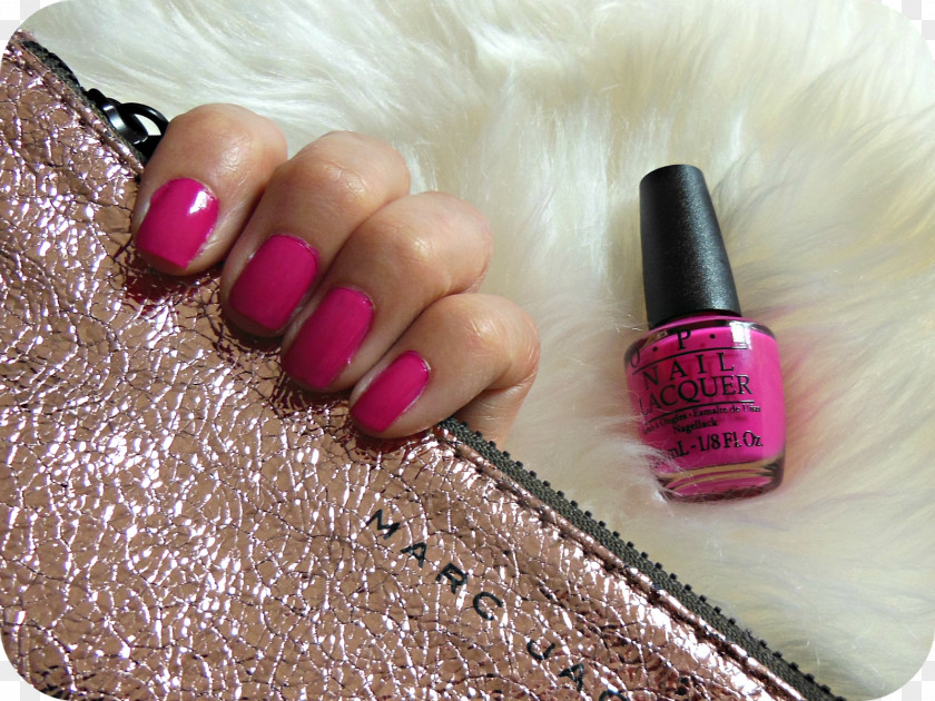 Pink Nail Polish Hand Model Manicure Magenta PNG