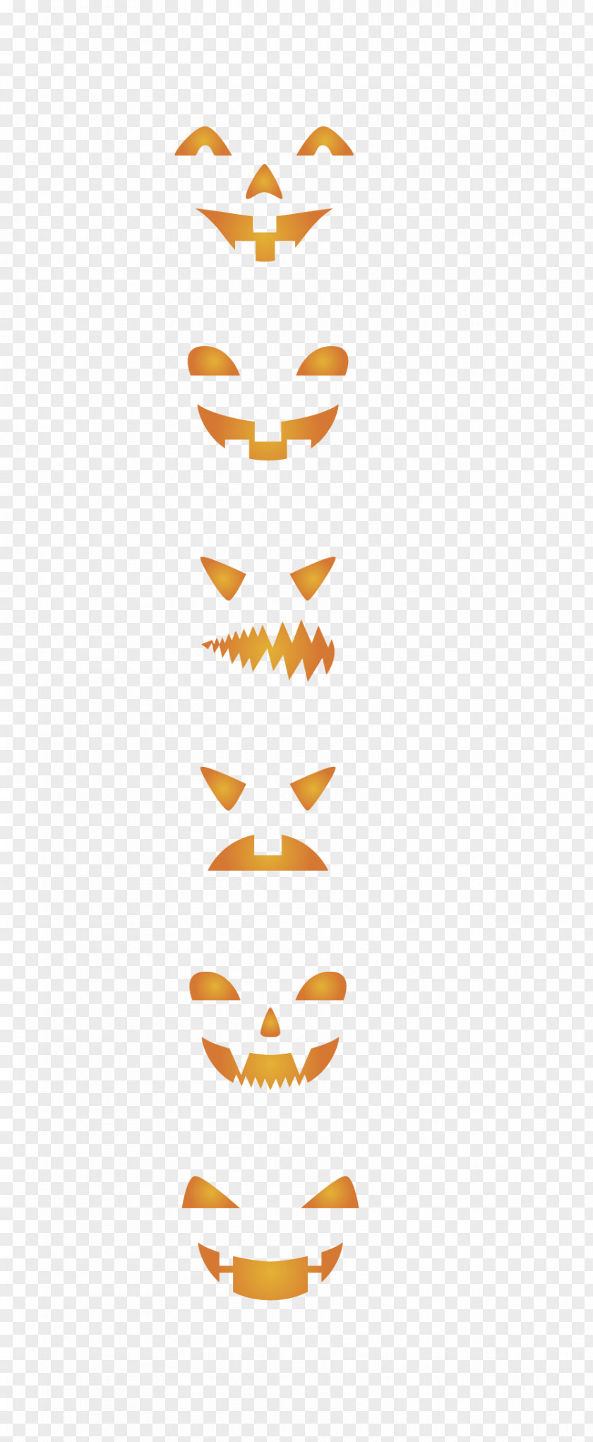 Pumpkin Smile Jack-o'-lantern Halloween PNG