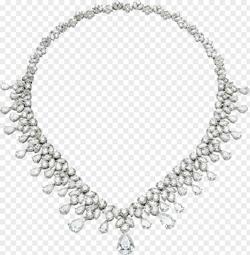 Silver Jewellery Necklace Diamond Gemstone PNG