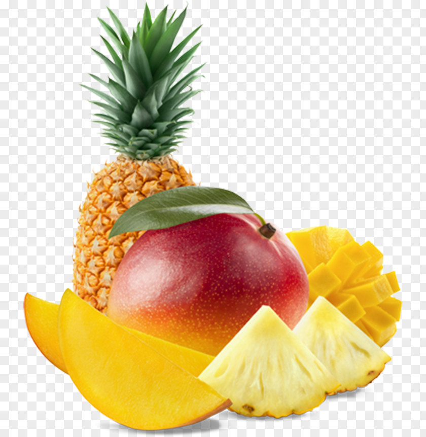 Tropical Fruits Juice Fruit Salad Pineapple Mango PNG