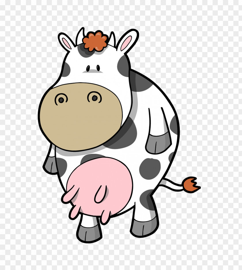 Dairy Cow Beef Cattle Ox Drawing Illustration PNG