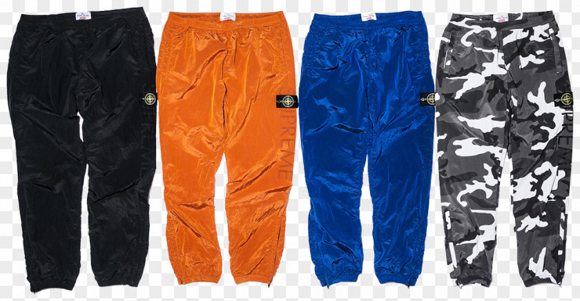 Jeans Tracksuit Stone Island Supreme Pants PNG