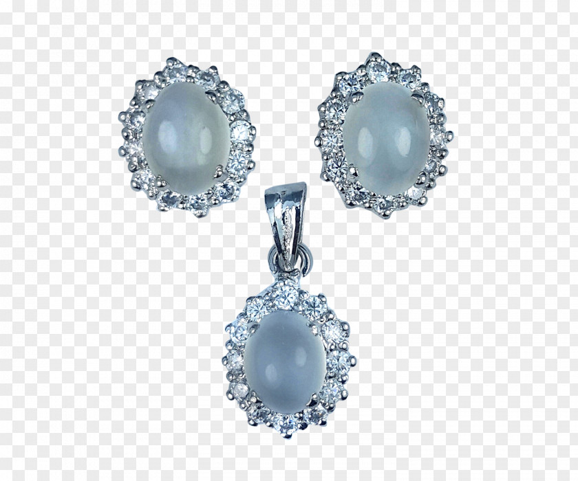 Jewellery Earring Pearl Sapphire PNG