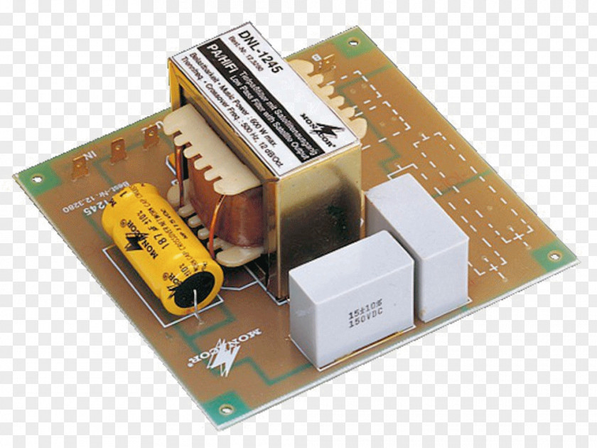 Loudspeaker Crossover Calculator Audio Monacor DNL-1245 Component Speaker High Fidelity PNG