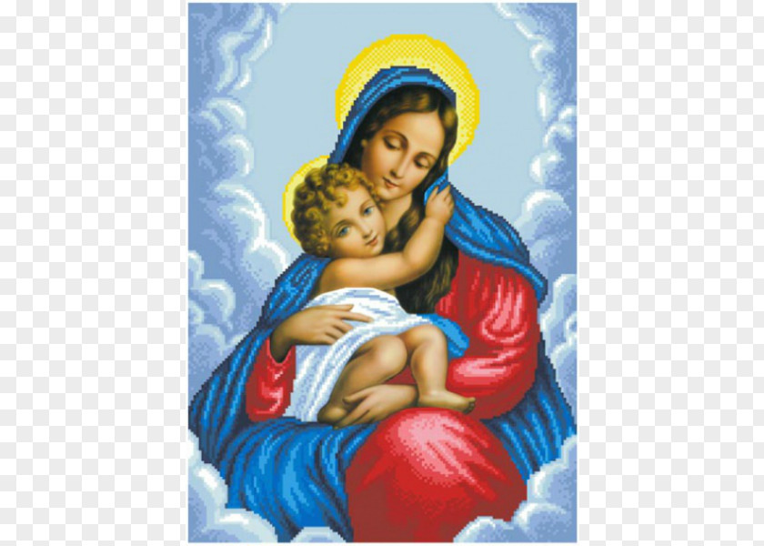 Child Jesus Madonna Veneration Of Mary In The Catholic Church Rosary PNG
