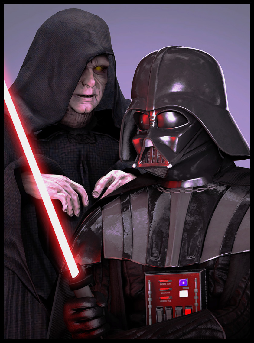Darth Vader Anakin Skywalker Palpatine Maul Luke Plagueis PNG