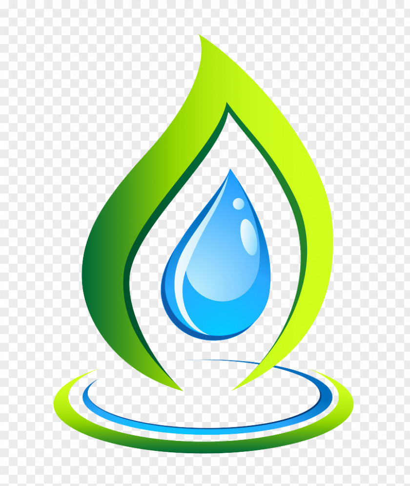 Water Ecology Icon Elements Drop Logo Leaf Recycling Symbol PNG