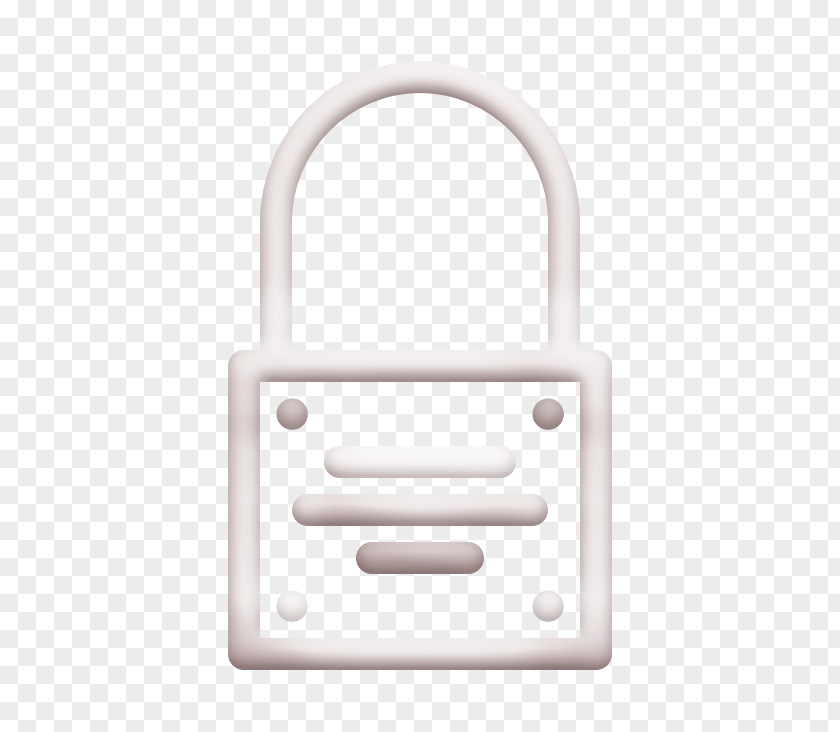 Basic Padlock Icon Lock PNG