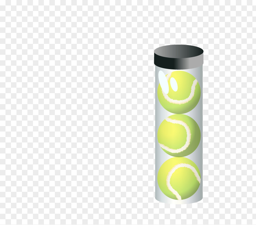 Green Tennis Cartoon PNG