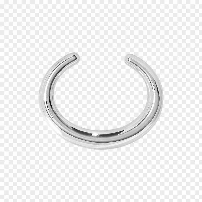 Silver Bangle Earring Bracelet Anklet PNG
