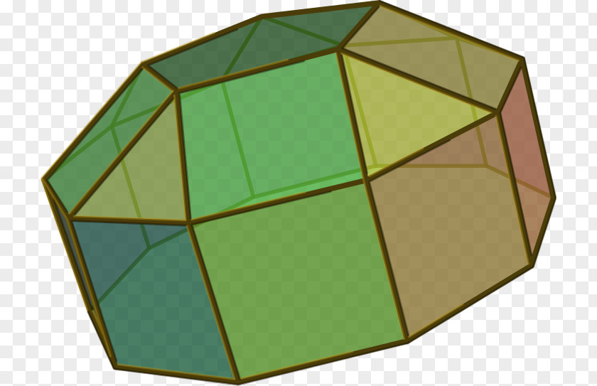 Triangle Elongated Pentagonal Cupola Johnson Solid PNG