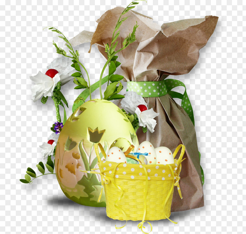 A Basket Of Eggs Easter Clip Art PNG