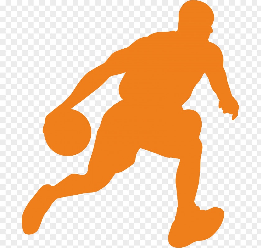 Basketball Player Sports Silhouette Slam Dunk PNG
