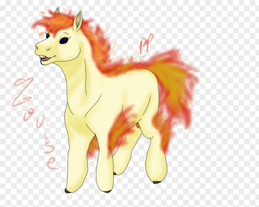 Hand-painted Panda Mustang Pony Mammal Animal Mane PNG