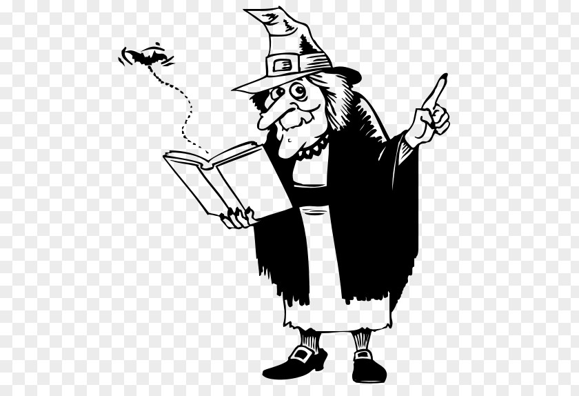 Witch Book Witchcraft Reading Clip Art PNG
