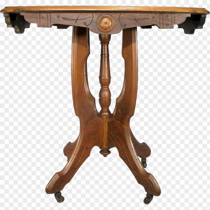 Wood Table Bedside Tables Antique Furniture PNG