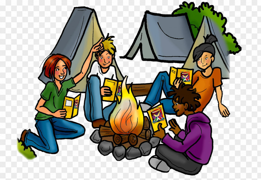 Campfire Camping Tent Clip Art PNG