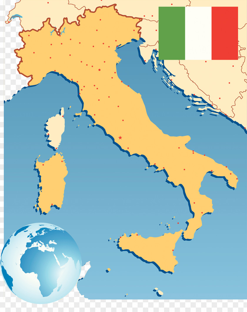Map Of Europe And Italy Balkans PNG