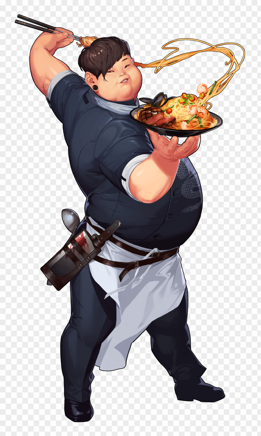 Chef Female Black Survival Drawing Character Game Sketch PNG