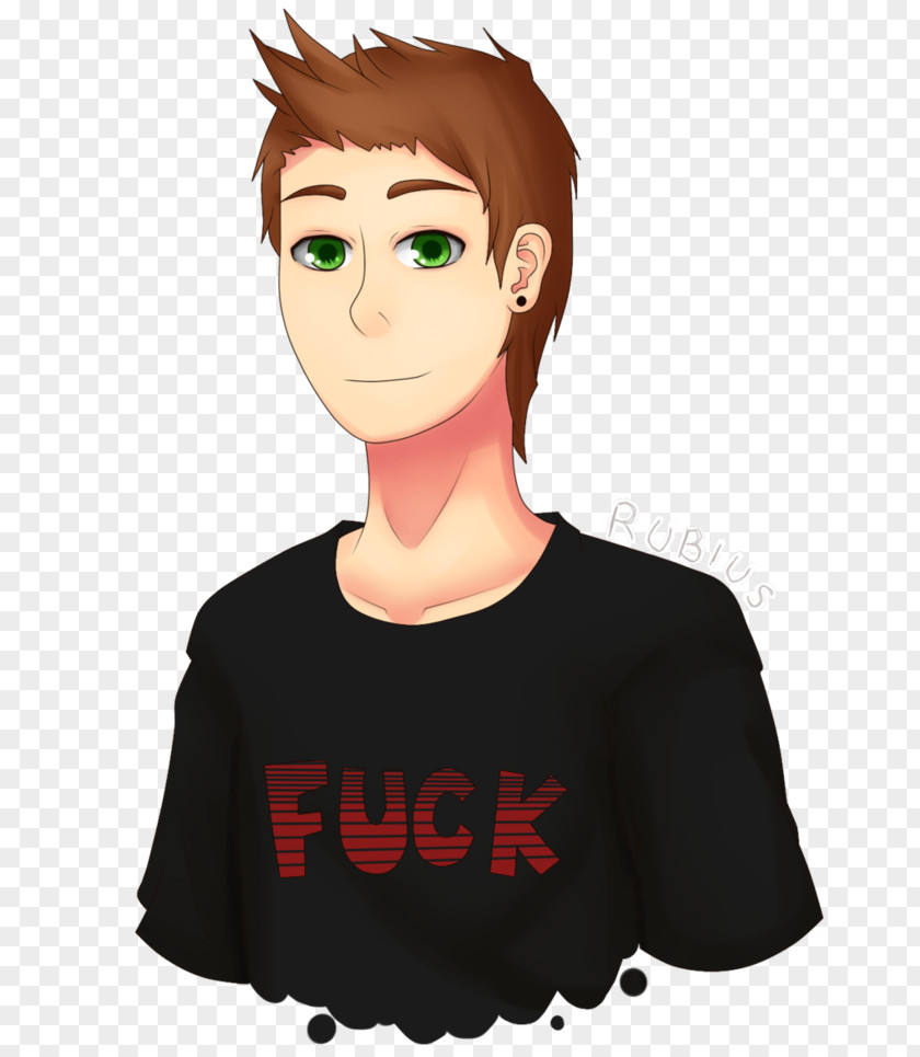 El Rubius Mouth T-shirt DeviantArt Drawing Facial Hair PNG