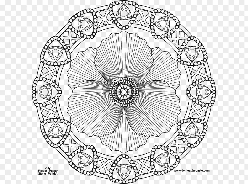 Mandala Coloring Book Adult Child PNG