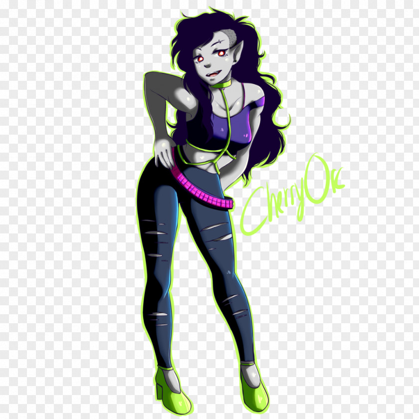 Marceline The Vampire Queen Supervillain Wetsuit PNG