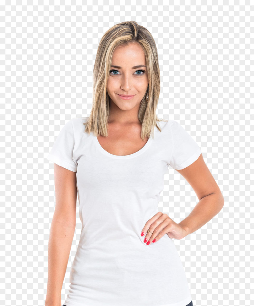 Mulher T-shirt White Clothing Model PNG