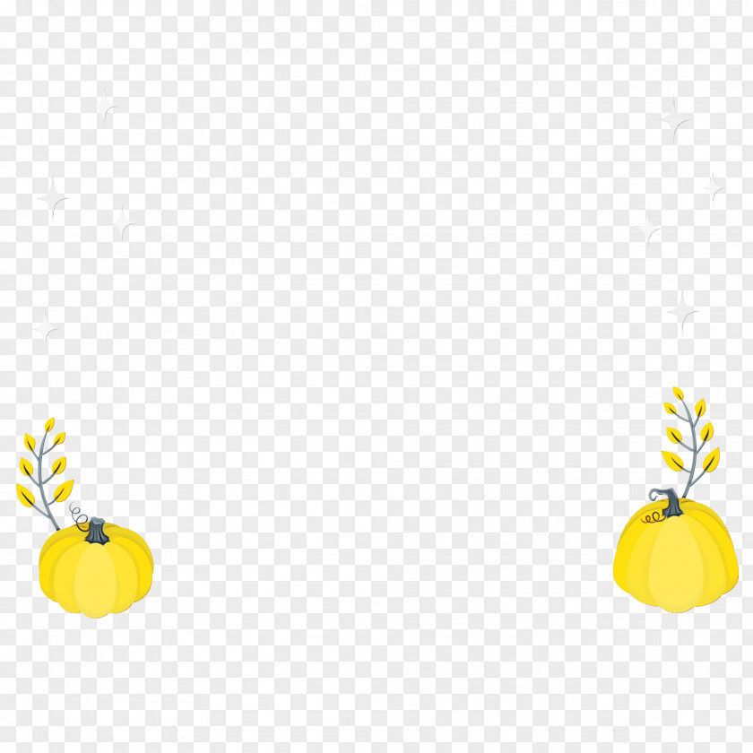 Yellow Line Plants Font Text PNG