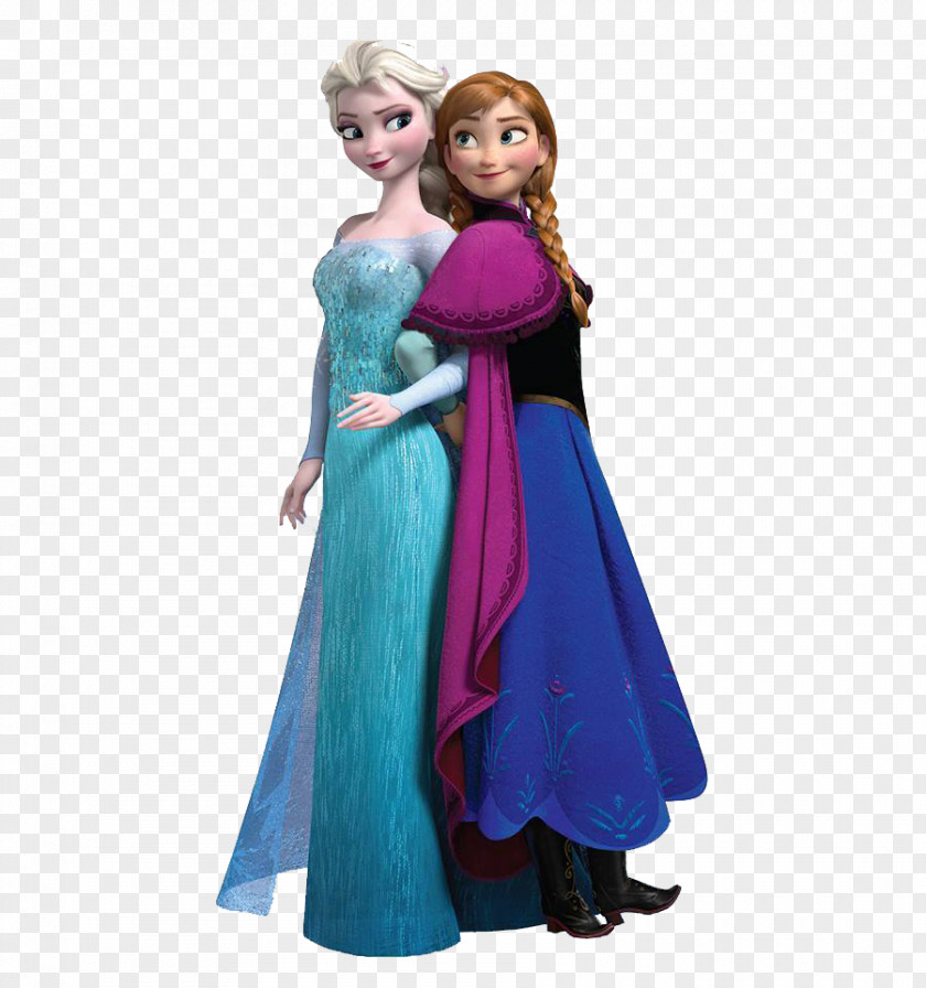 Elsa Anna Olaf Wall Decal Mural PNG