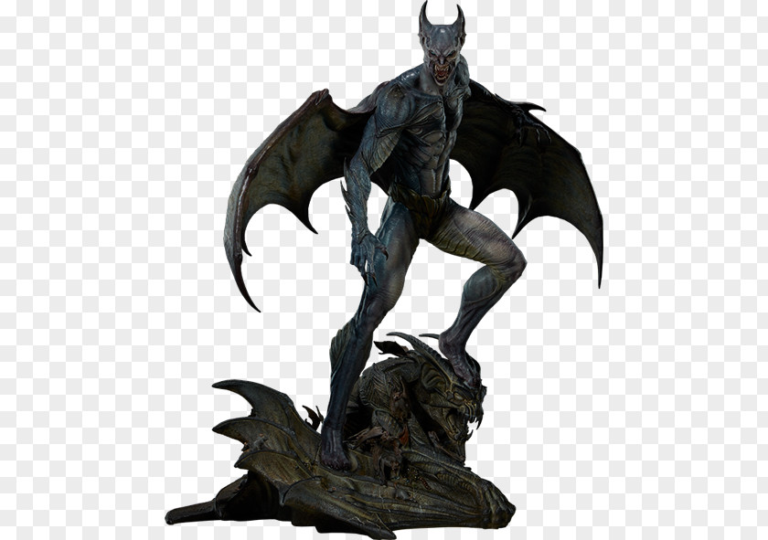 Gotham-city Batman Demon Sculpture Statue Gotham City PNG
