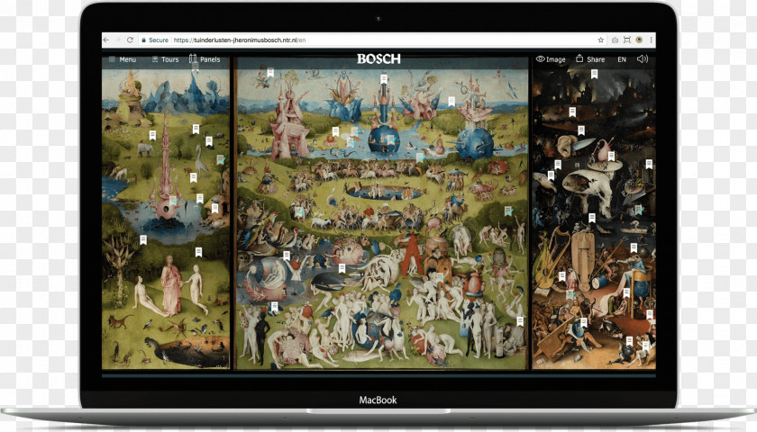 Painting The Garden Of Earthly Delights Haywain Triptych Museo Nacional Del Prado PNG