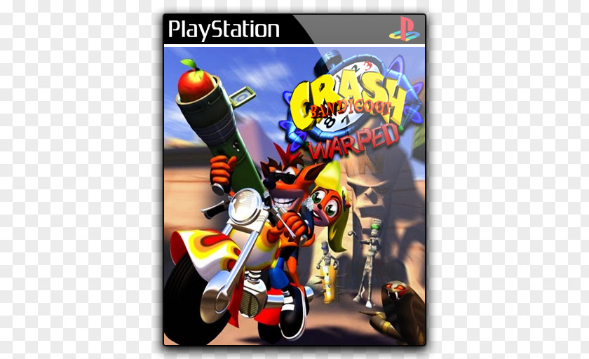 Sfi Crash Bandicoot: Warped PlayStation Bash Game PNG