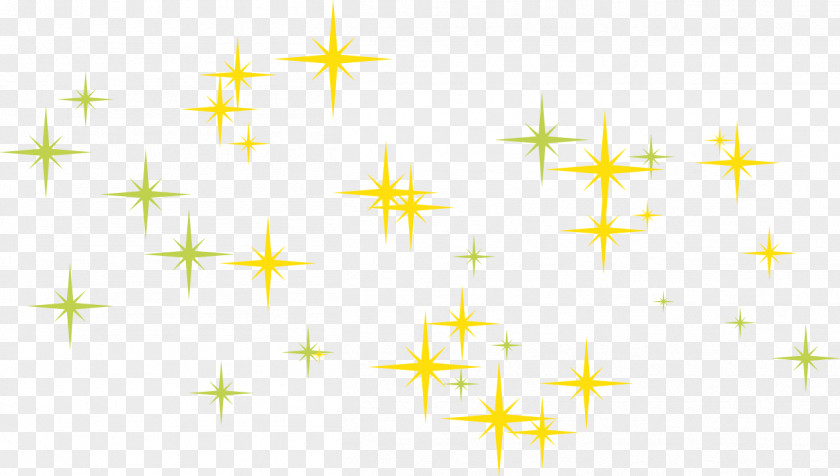 Stars Twinkling Vector Elements PNG