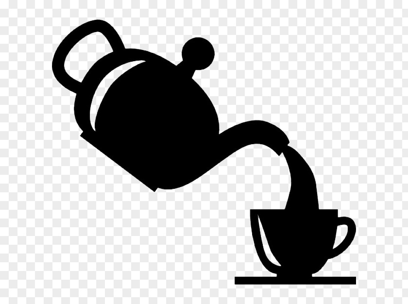 Tea Teapot Coffee Teacup Drawing PNG