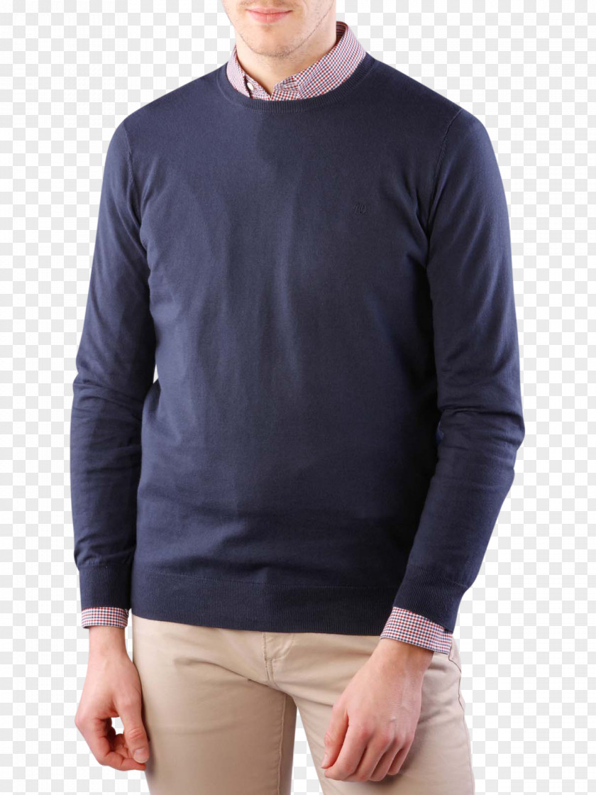 Wrangler Jeans Crew Neck Sweater Cotton Sleeve PNG