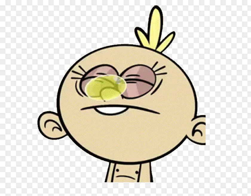 A Baby With Runny Nose Mucus Animation PNG
