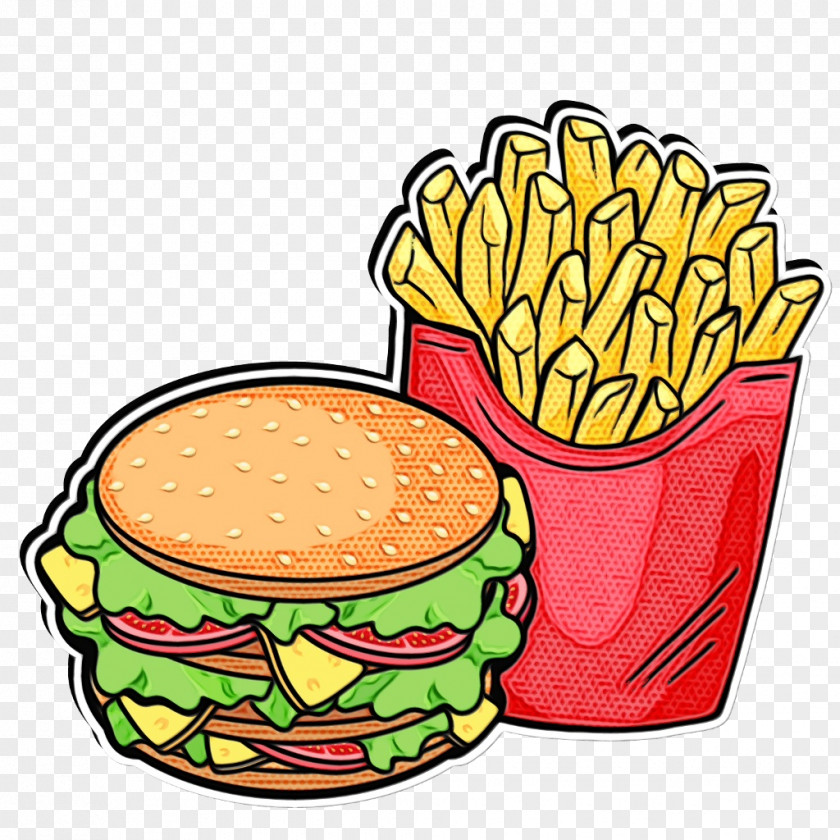 Cuisine Veggie Burger Junk Food Cartoon PNG