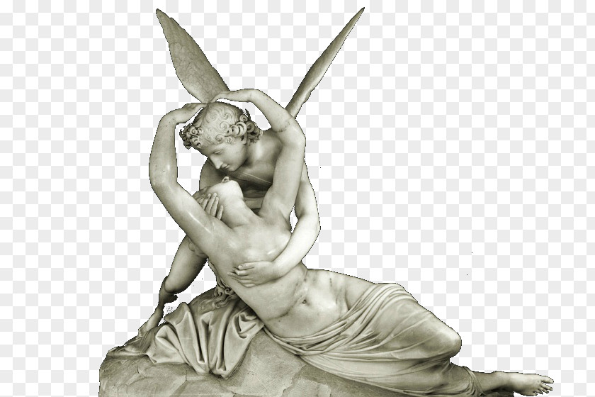Cupid And Psyche Revived By Cupid's Kiss Eros Greek Mythology PNG