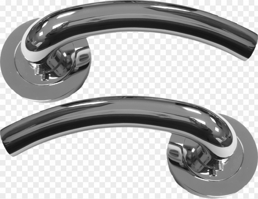 Silver Door Handle Body Jewellery PNG