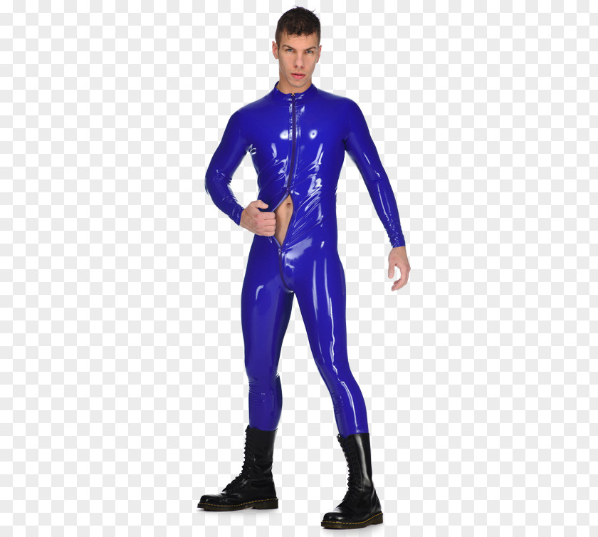 Black Zipper Jumpsuit Wetsuit Dry Suit Spandex PNG