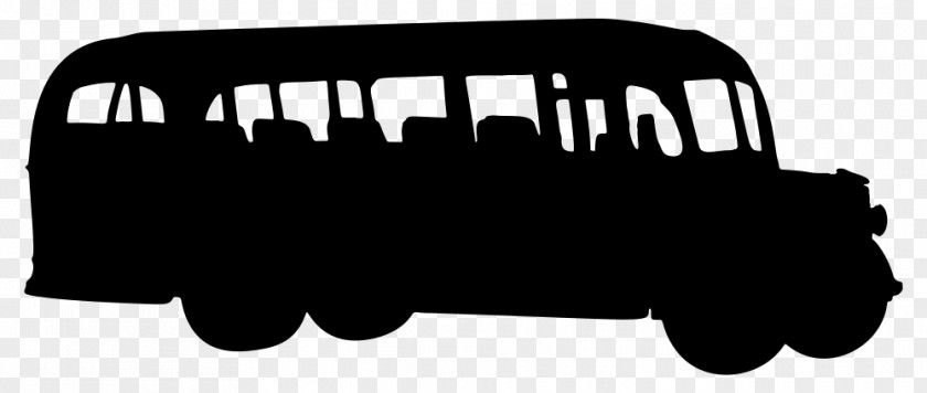 Bus Silhouette Clip Art PNG