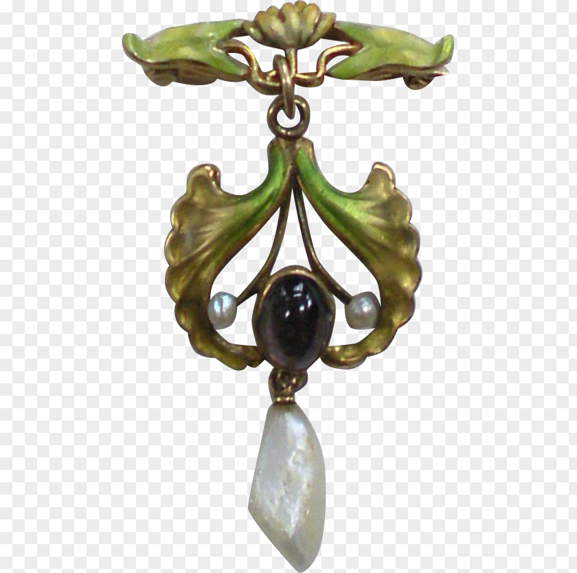 Gemstone Body Jewellery Brooch PNG
