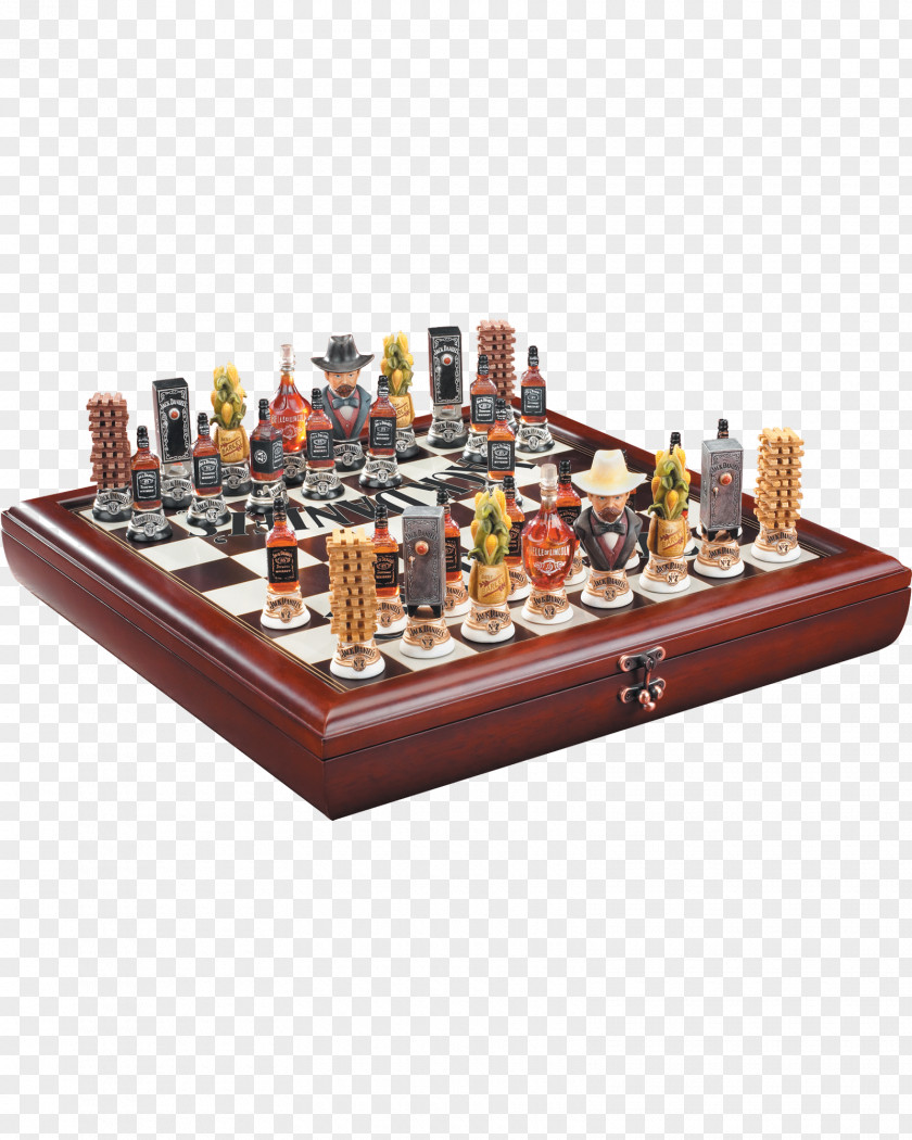 Chess Jack Daniel's Set Tennessee Whiskey Piece PNG
