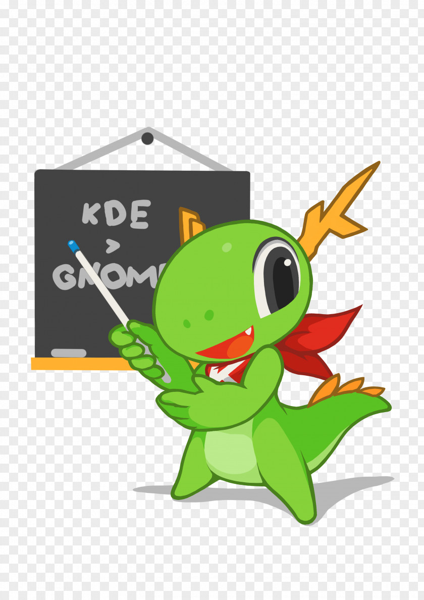 Computer KDE Konqi Akademy Calligra Krita PNG