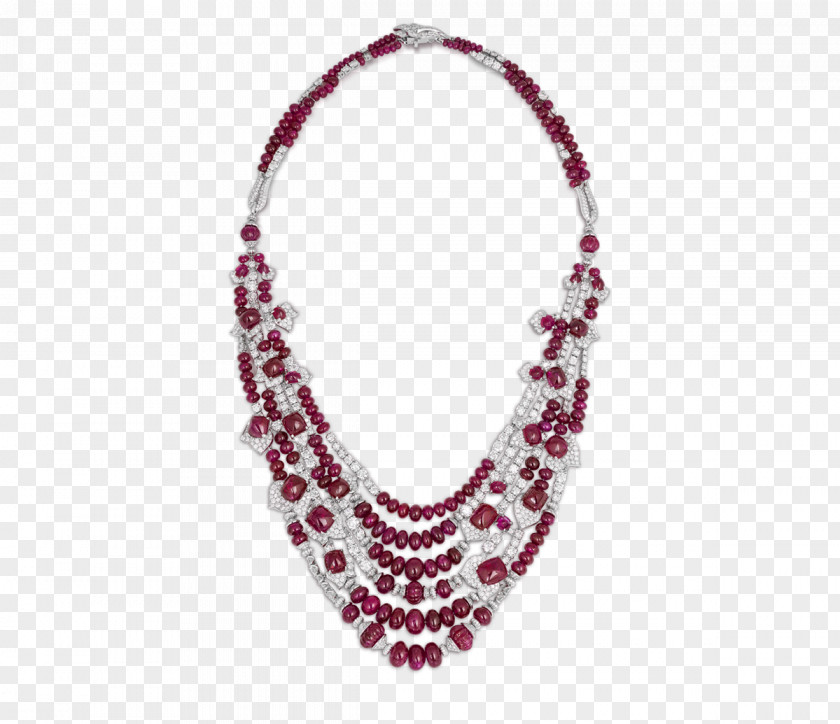 Creative Necklace Ruby Earring Jewellery Pearl PNG
