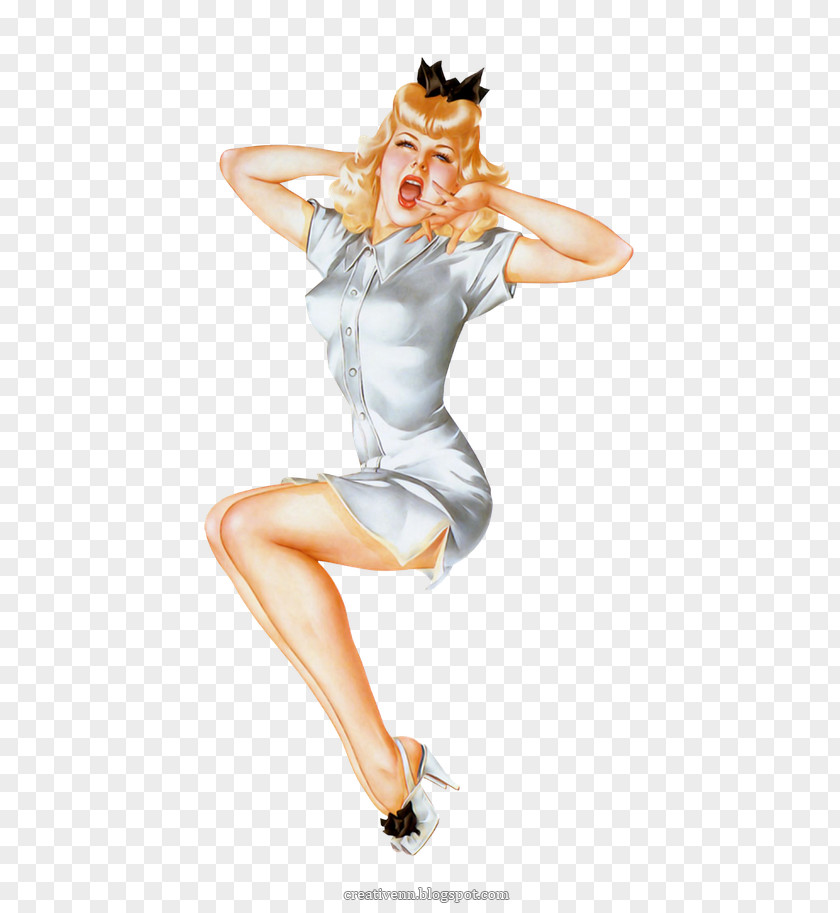 Pin-up Girl Varga 1988 Portfolio: The Esquire Years Vintage Clothing PNG girl clothing, pin up clipart PNG