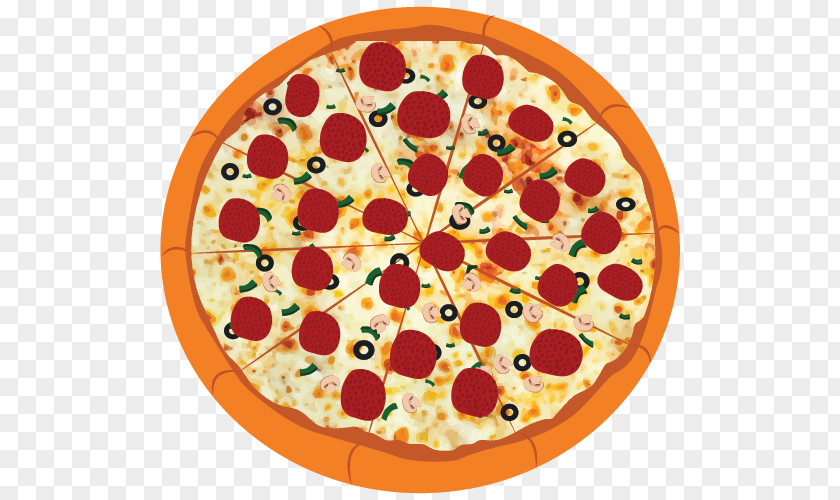 Pizza Drawing Sicilian Cuisine Cheese Pepperoni PNG