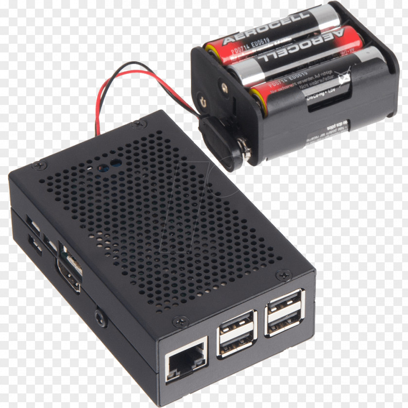 Strom Computer Cases & Housings Raspberry Pi 3 Aluminium Elektor PNG