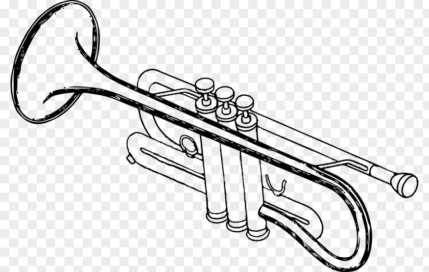 Trumpet Drawing Clip Art PNG
